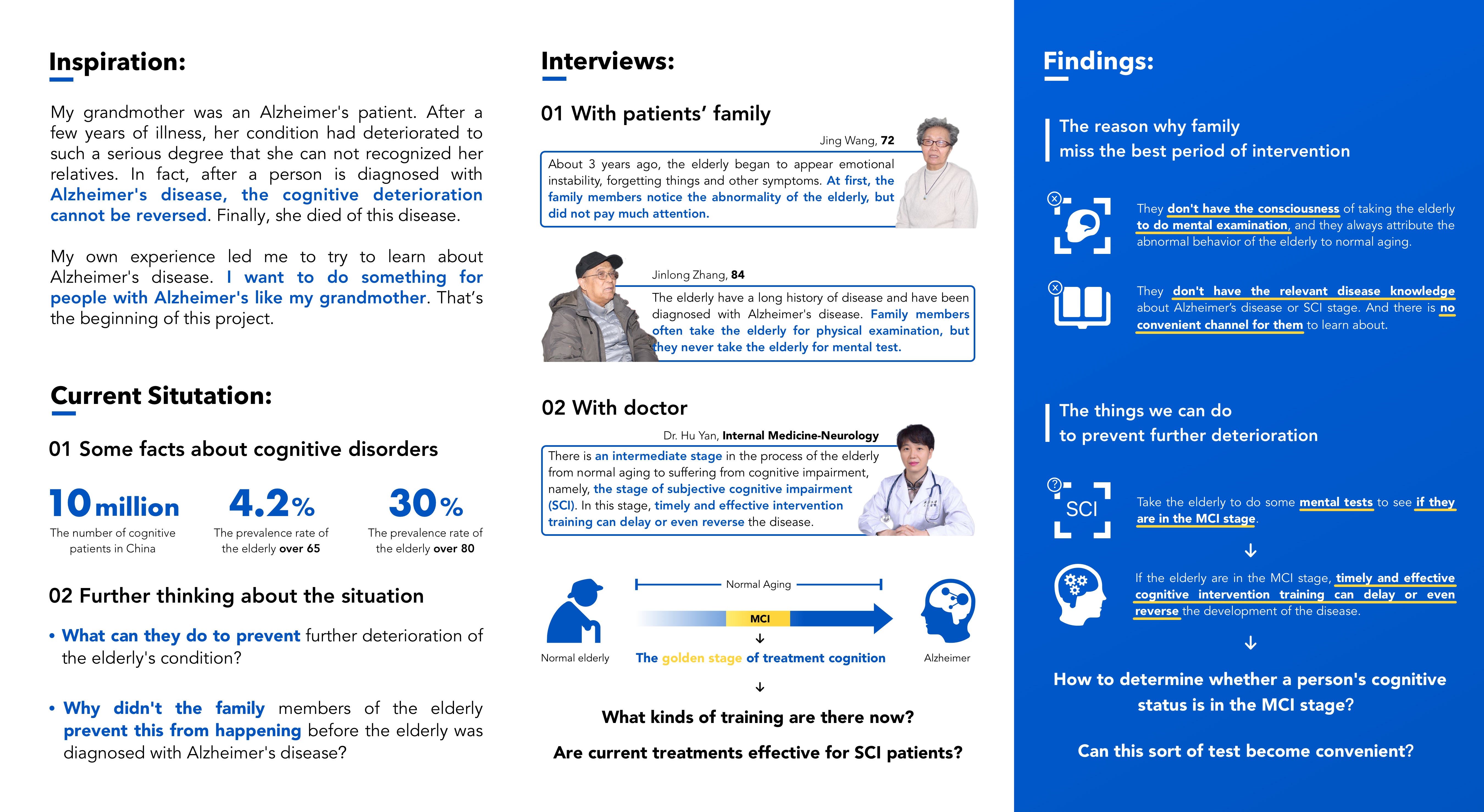 BrainFit early research poster describing family, clinician and caregiver perspectives